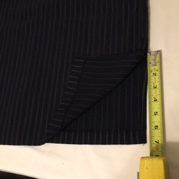 Cleveland Street Navy and Gold Strip Mini Skirt - Picture 4 of 6